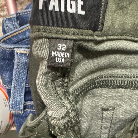 PAIGE VERDUGO Dark Green ULTRA SKINNY JEAN - - Transcend - EXCELLENT CONDITION - Picture 6 of 6